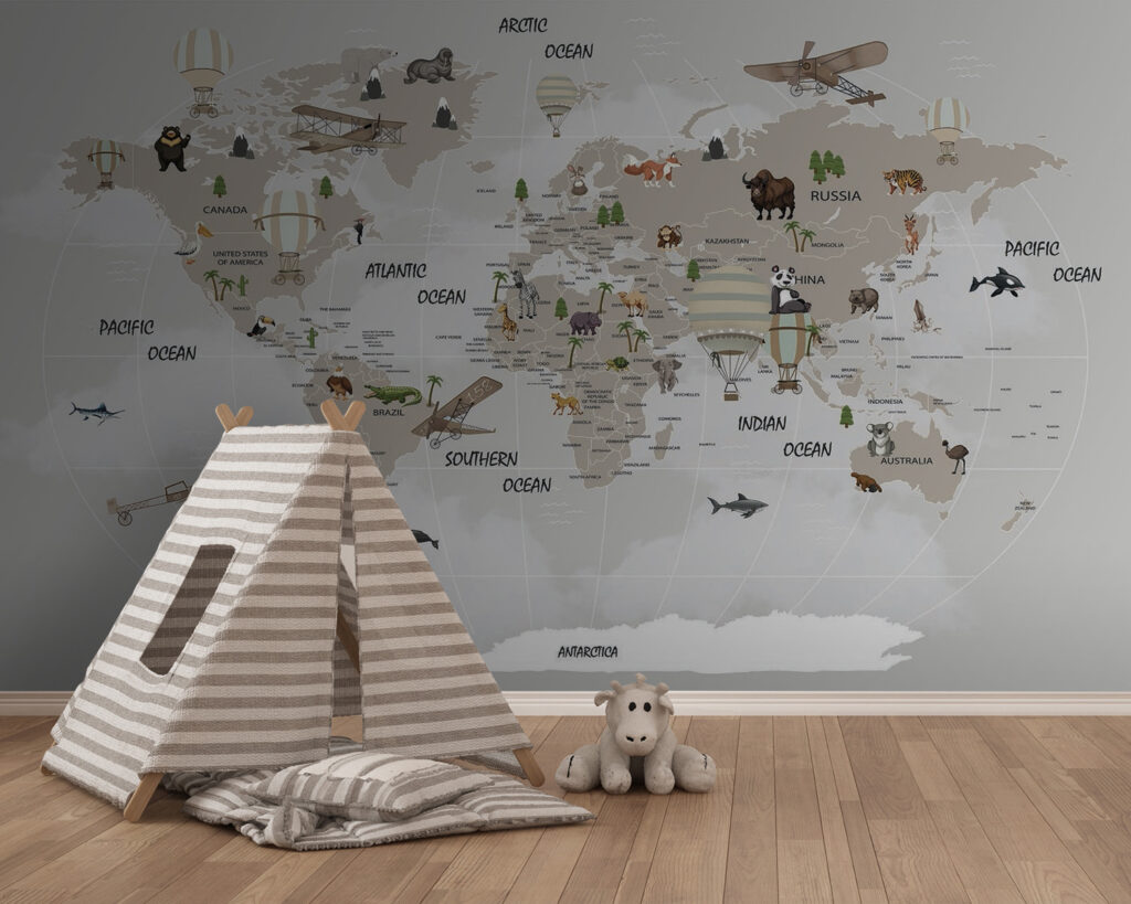 Mapa pełna symboli podróży — wnętrze 4