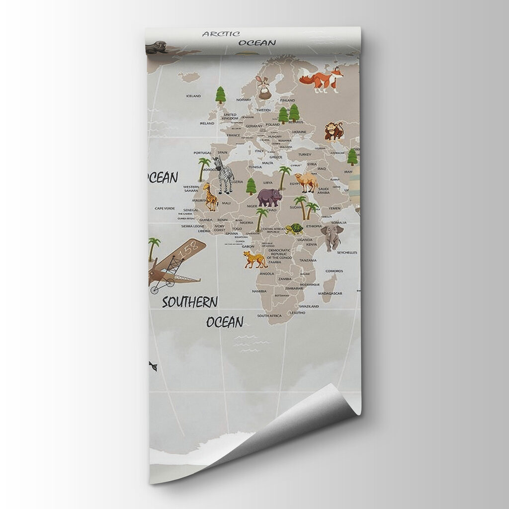 Mapa pełna symboli podróży — widok produktu