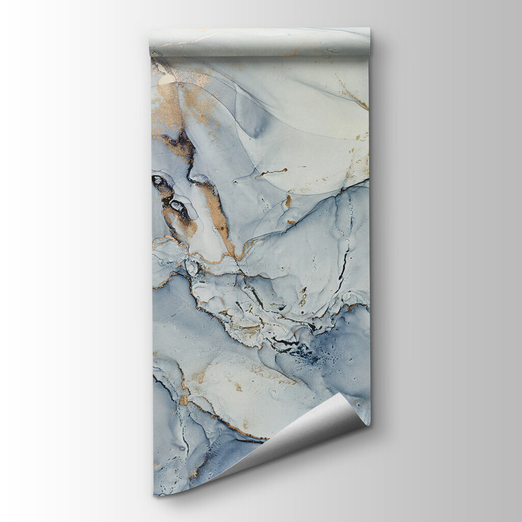 Bladoniebieskie pola, szare żyły — widok produktu