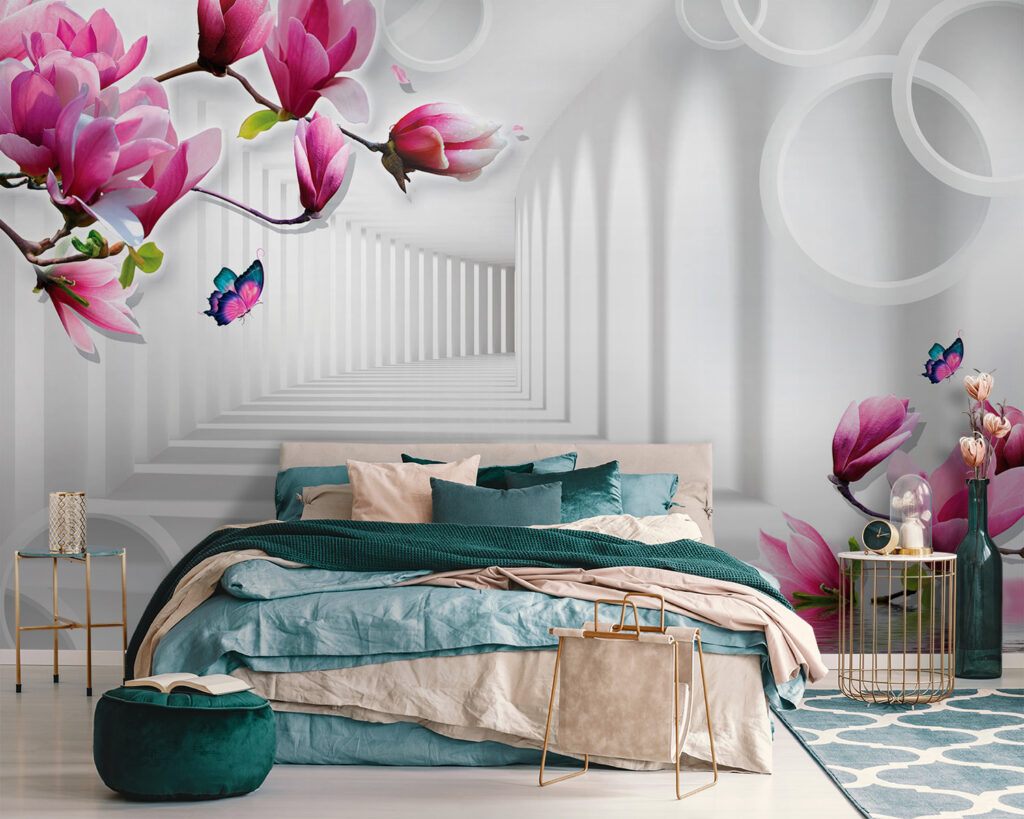Magnolia przy białym korytarzu — wnętrze 2