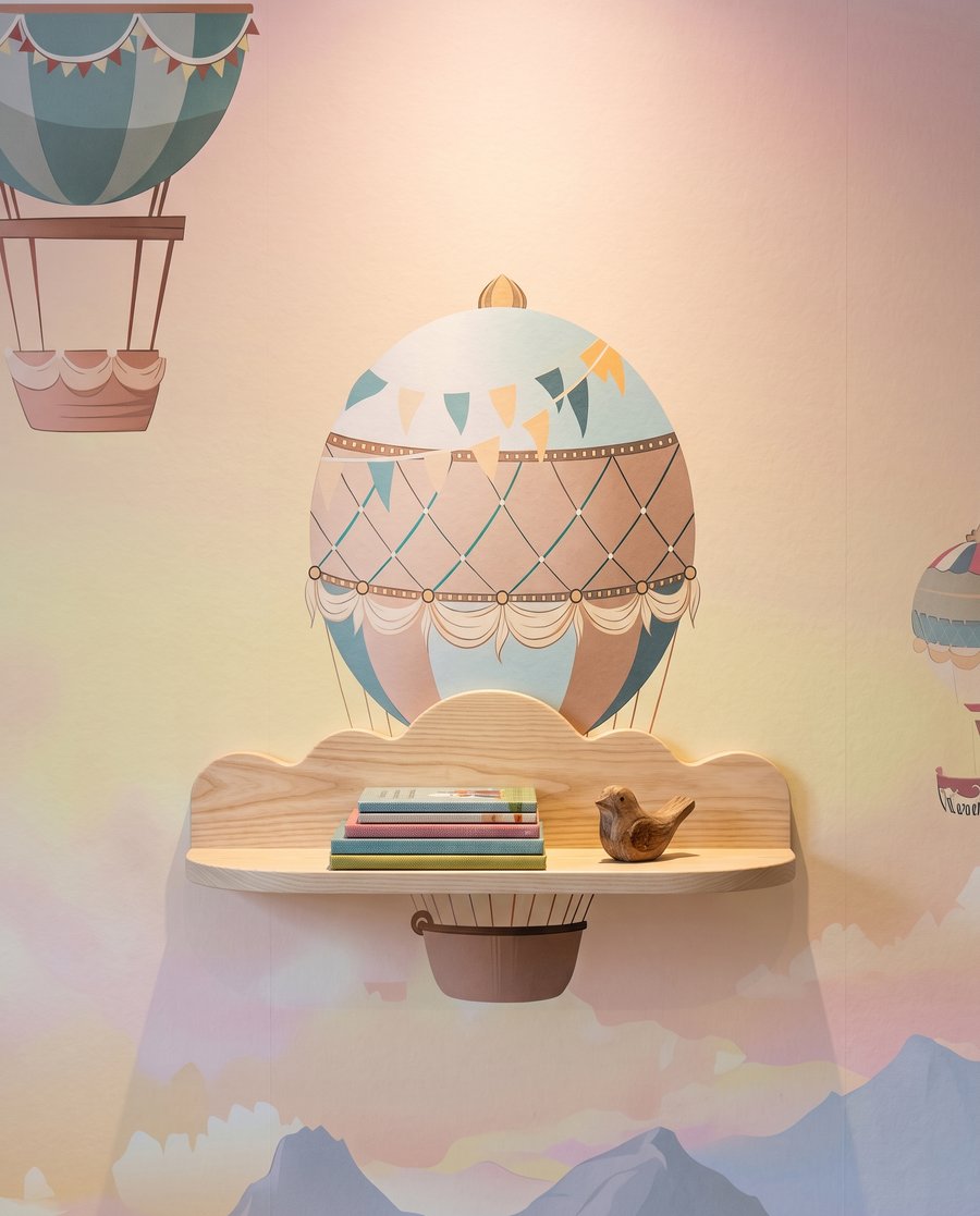 Balony nad łagodnymi wzgórzami — detal