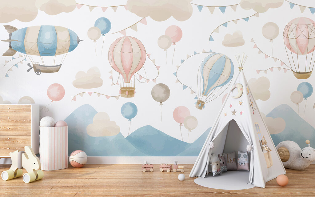 Balony pod linią flag — wnętrze 7