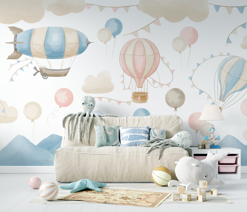 Balony pod linią flag — wnętrze 5