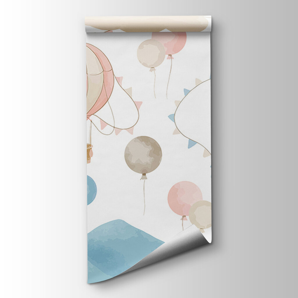 Balony pod linią flag — widok produktu