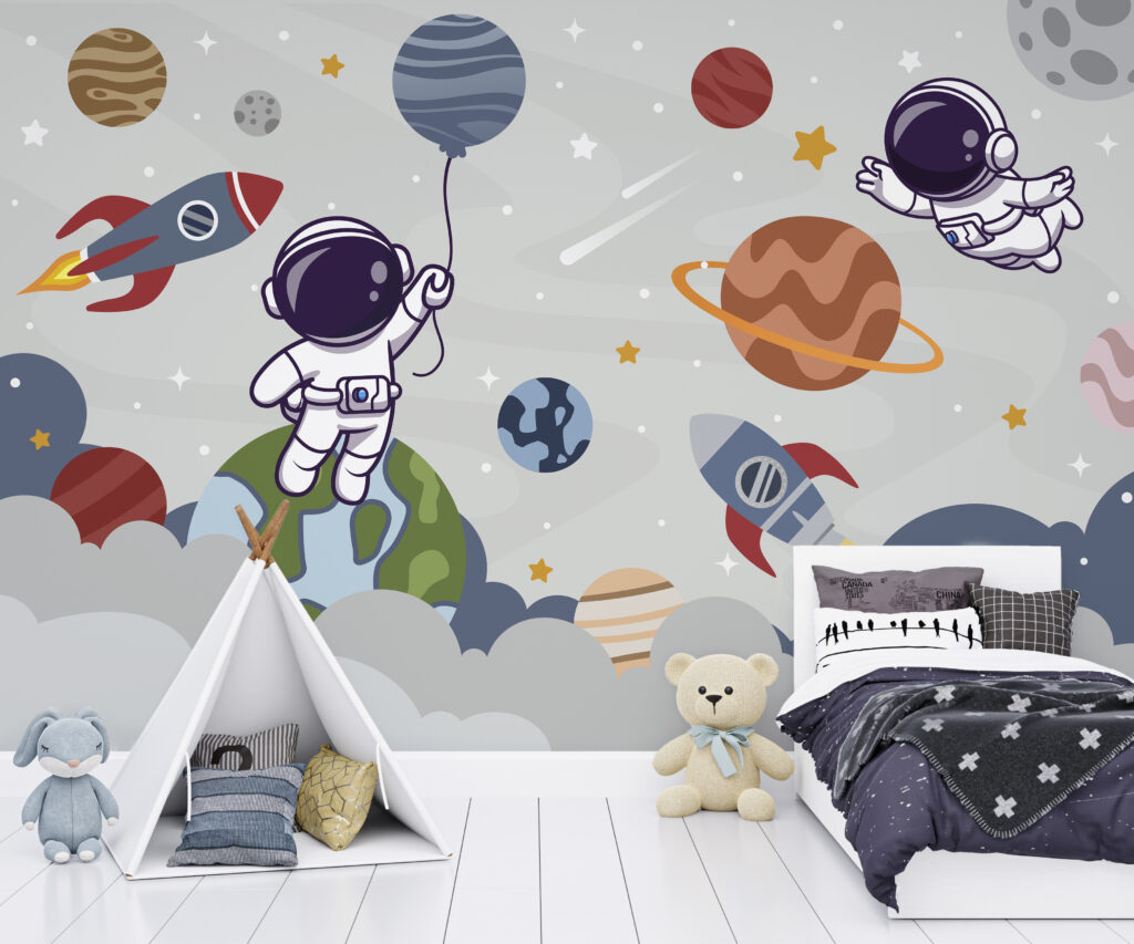 Astronauci wśród planet — wnętrze 1