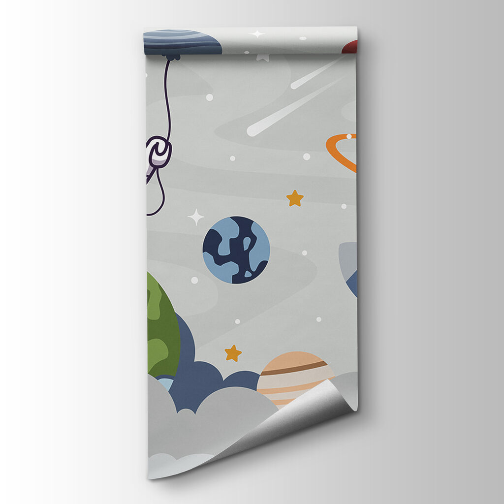 Astronauci wśród planet — widok produktu