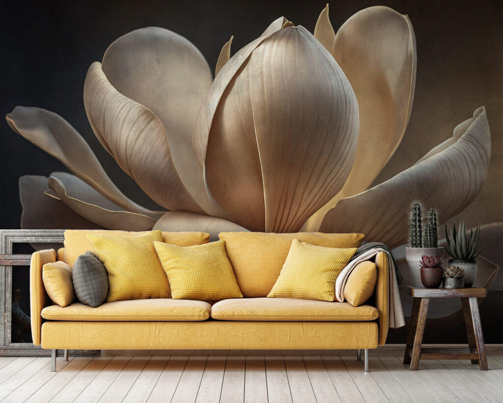 Magnolia w ciepłym cieniu — wnętrze 1