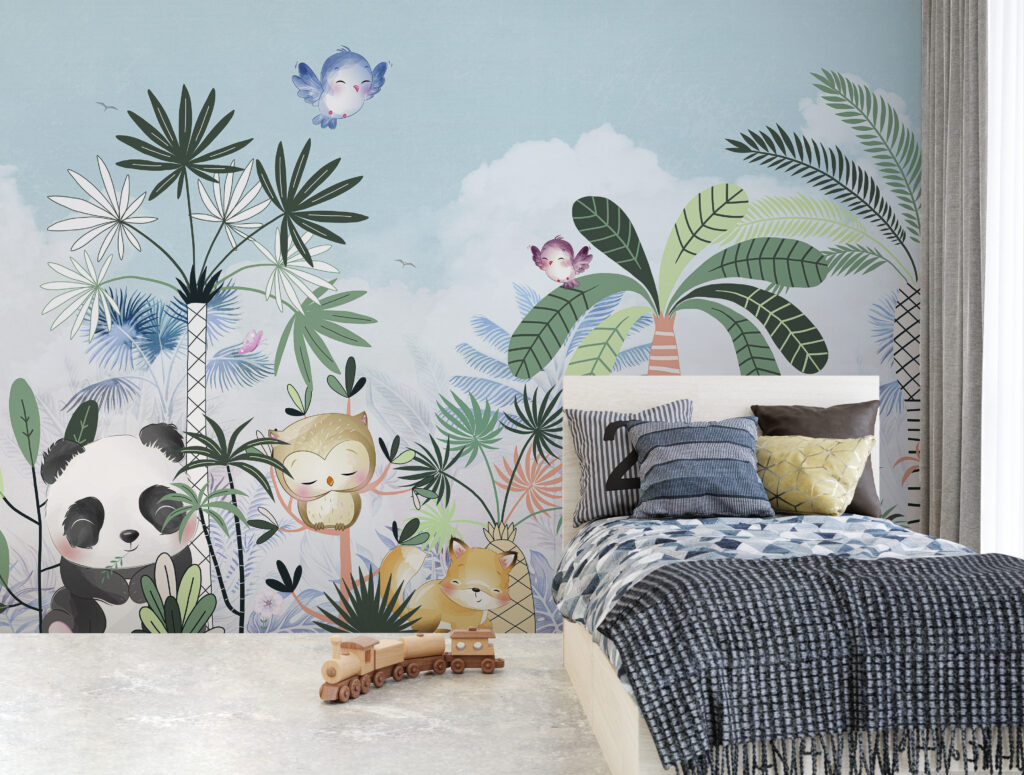 Panda wśród palm — wnętrze 2