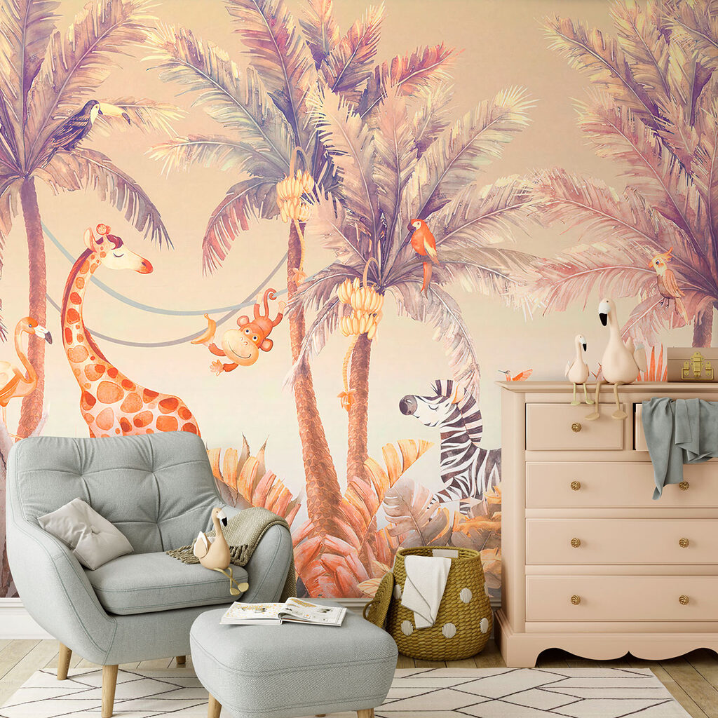 Żyrafa wśród palm — wnętrze 5