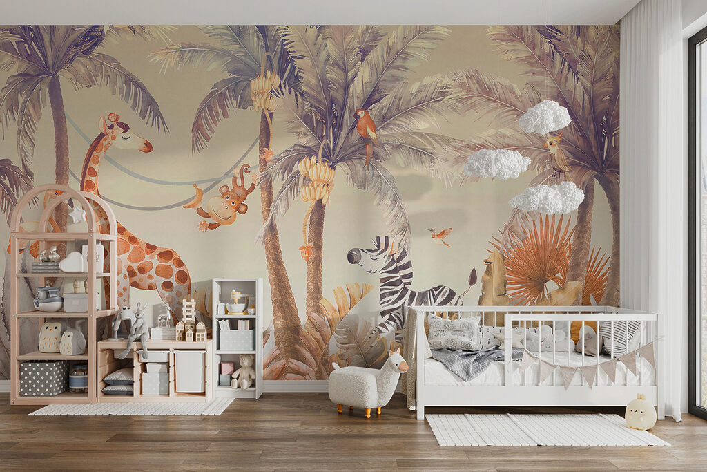Żyrafa wśród palm — wnętrze 4
