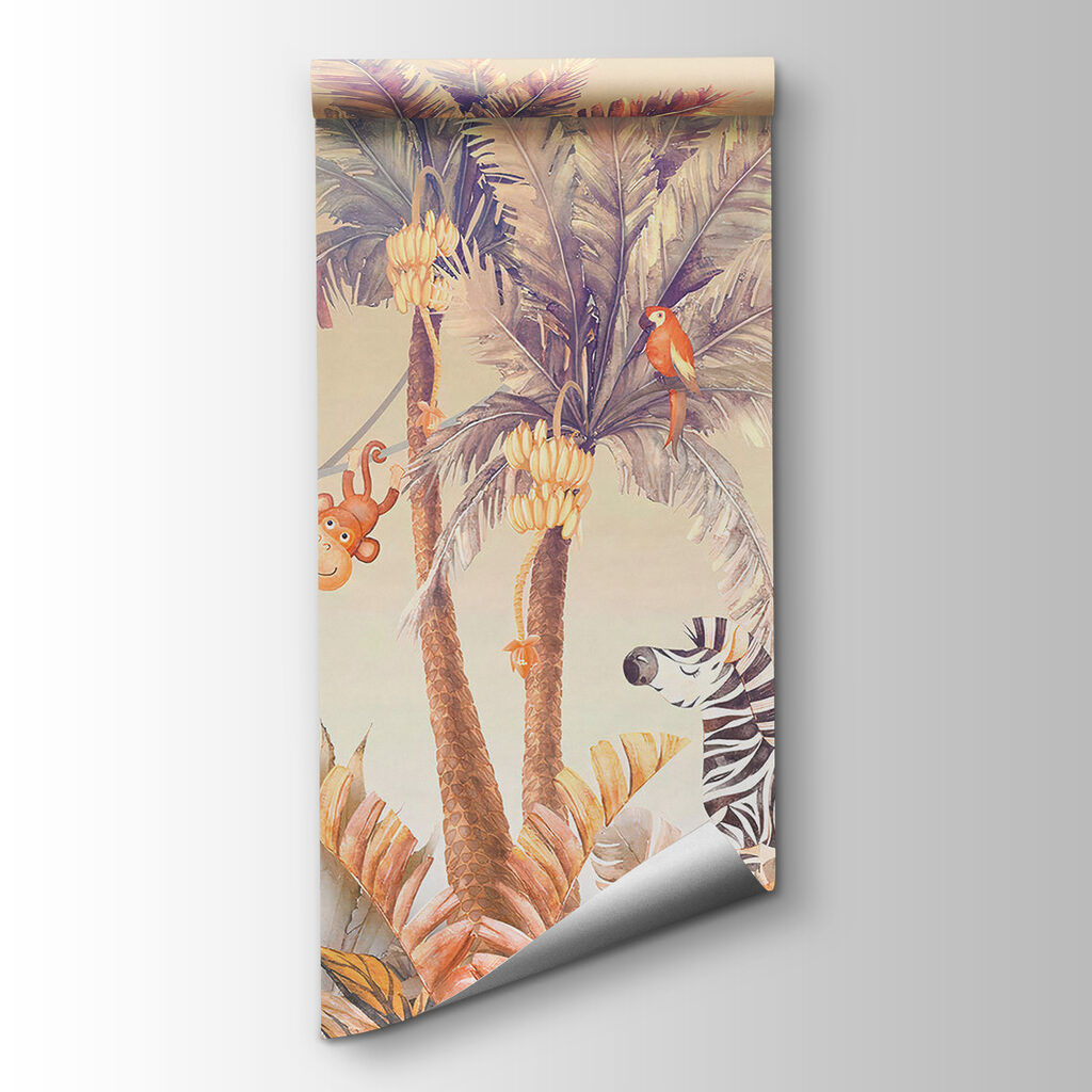 Żyrafa wśród palm — widok produktu