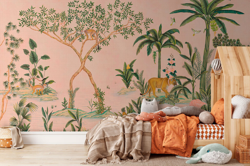 Dzikie koty wśród palm — wnętrze 3