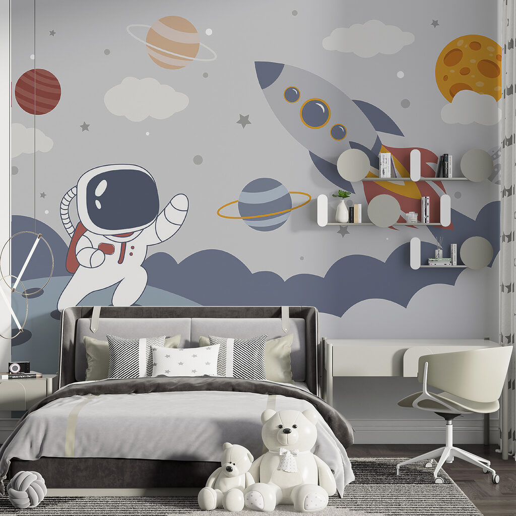 Rakieta obok astronauty — wnętrze 5