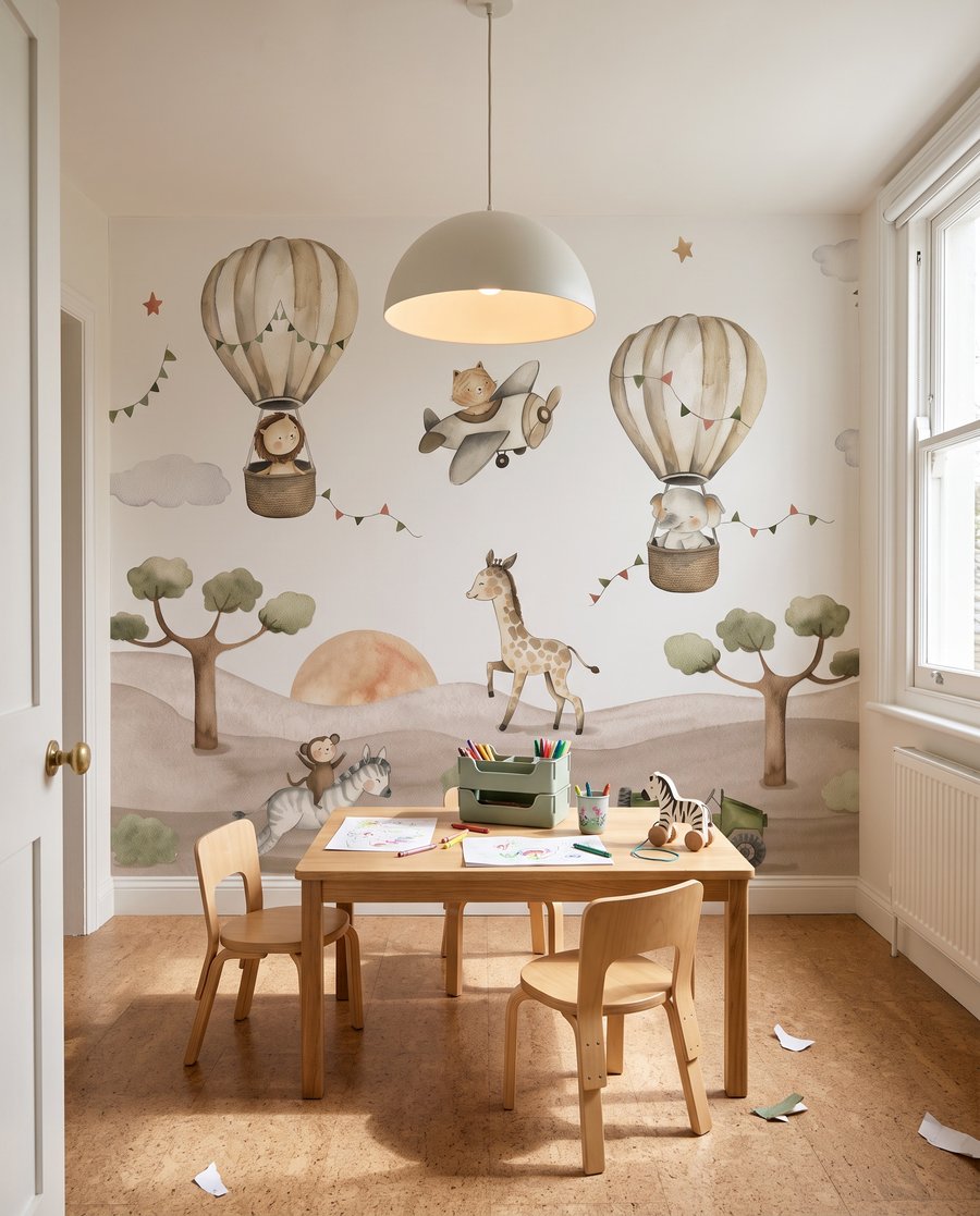 Safari pod balonami we wnętrzu