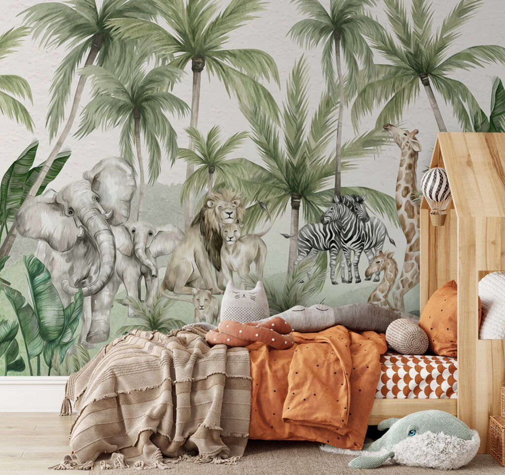 Słonie w palmowym ogrodzie — wnętrze 3