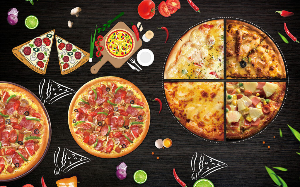 Pizze na blacie — cały wzór