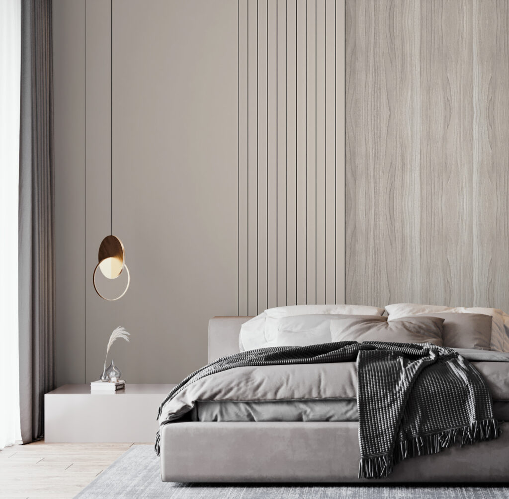 Spokojne pasy w taupe — wnętrze 2