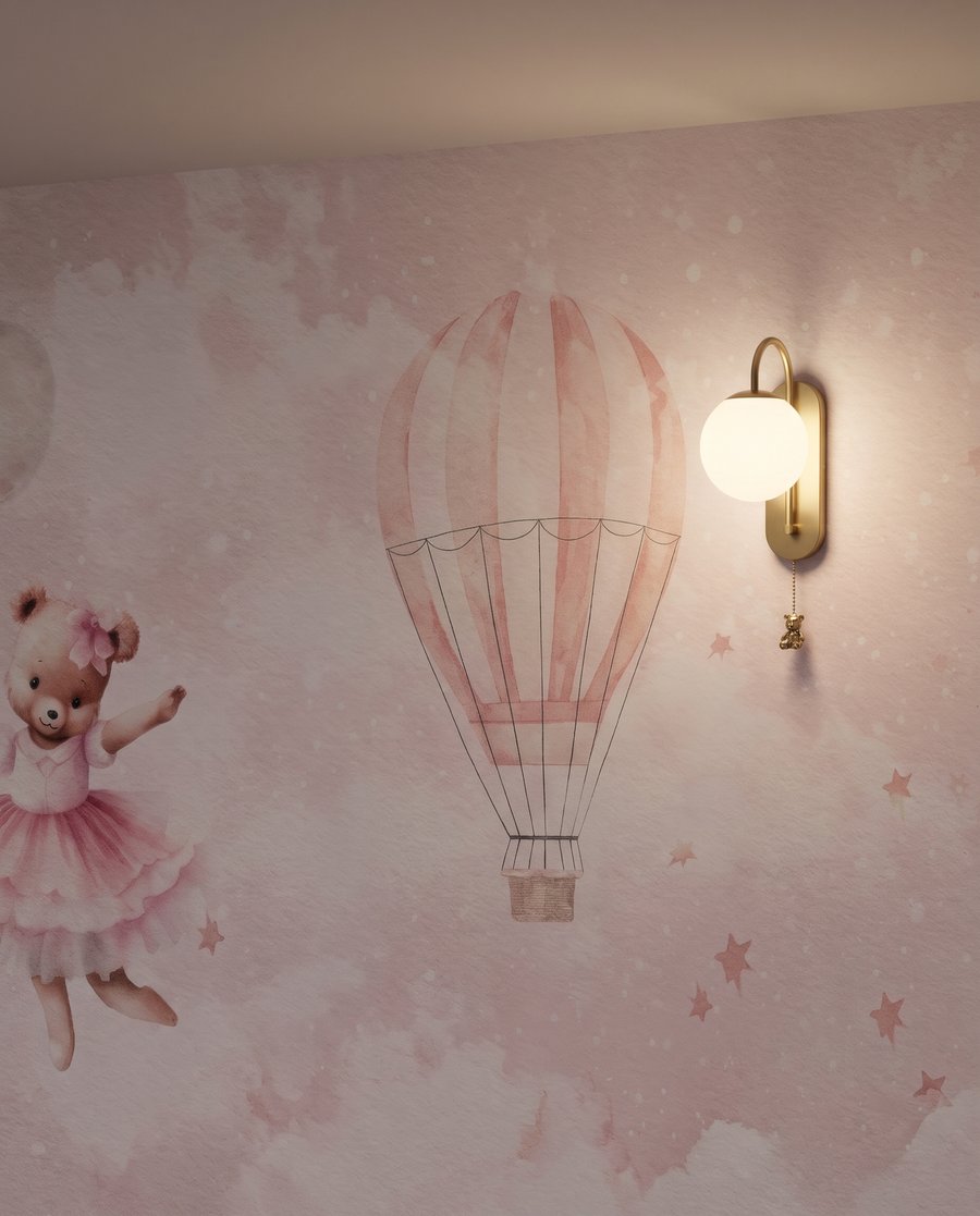 Misie między balonami — detal