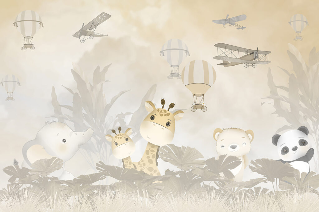 Safari pod samolotami — cały wzór