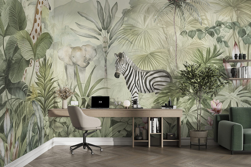 Zebra wśród zieleni — wnętrze 4