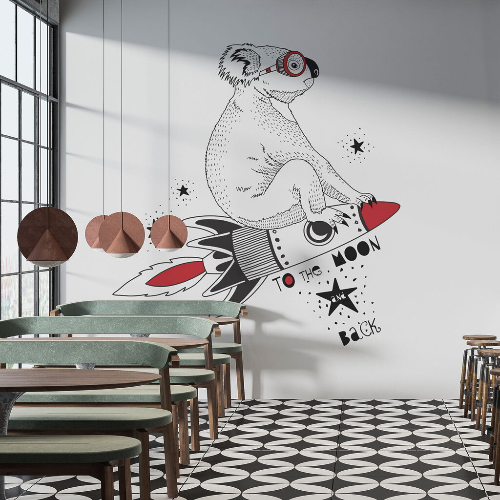 Koala na rakiecie — wnętrze 2