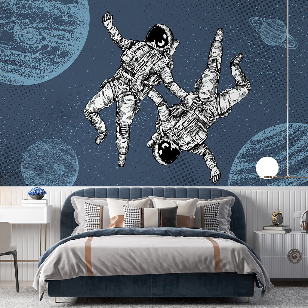 Dwaj astronauci wśród planet — wnętrze 2