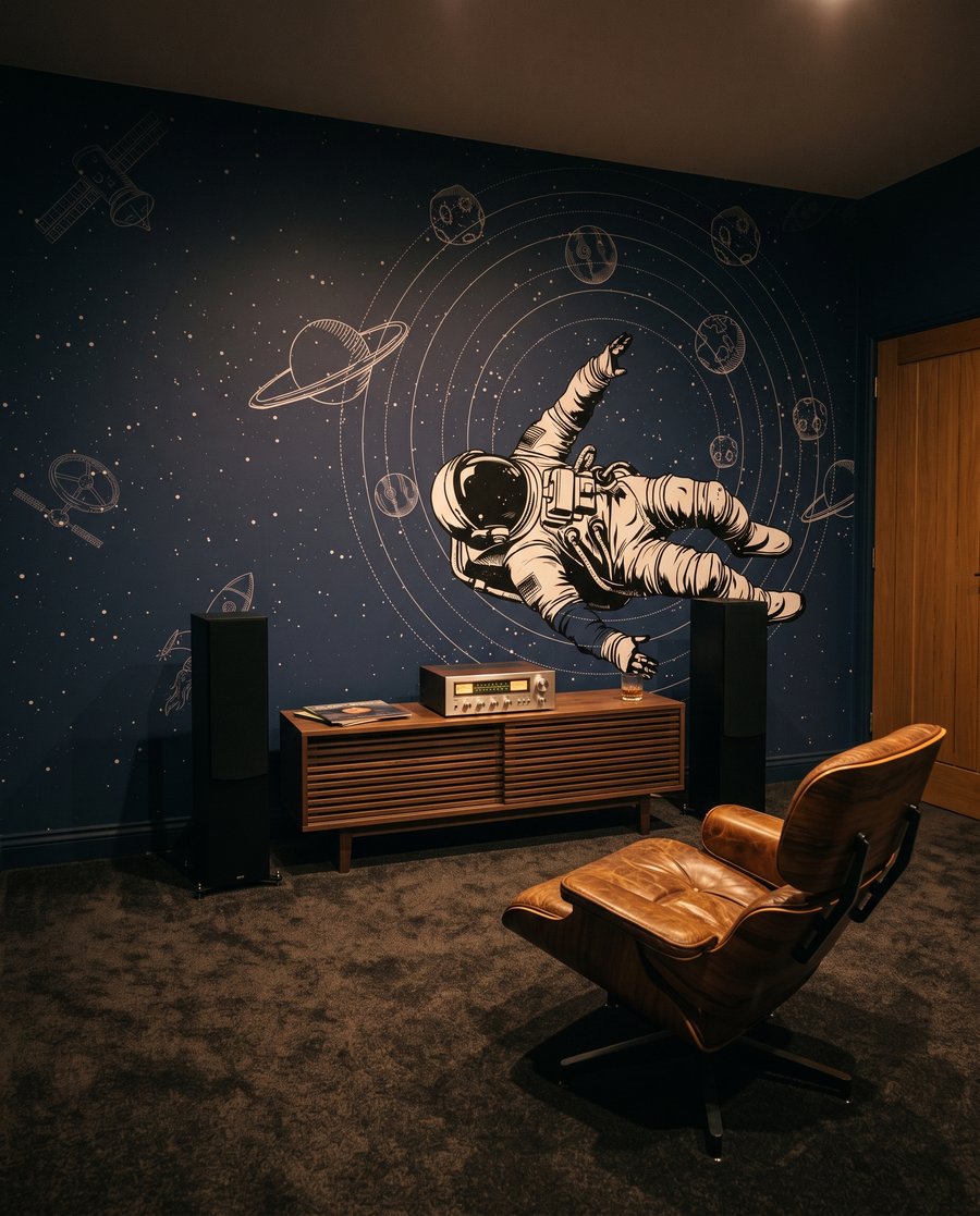 Astronauta wśród orbit — wnętrze 3