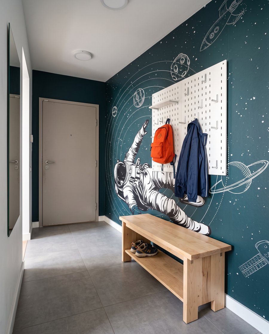 Astronauta wśród orbit — wnętrze 2