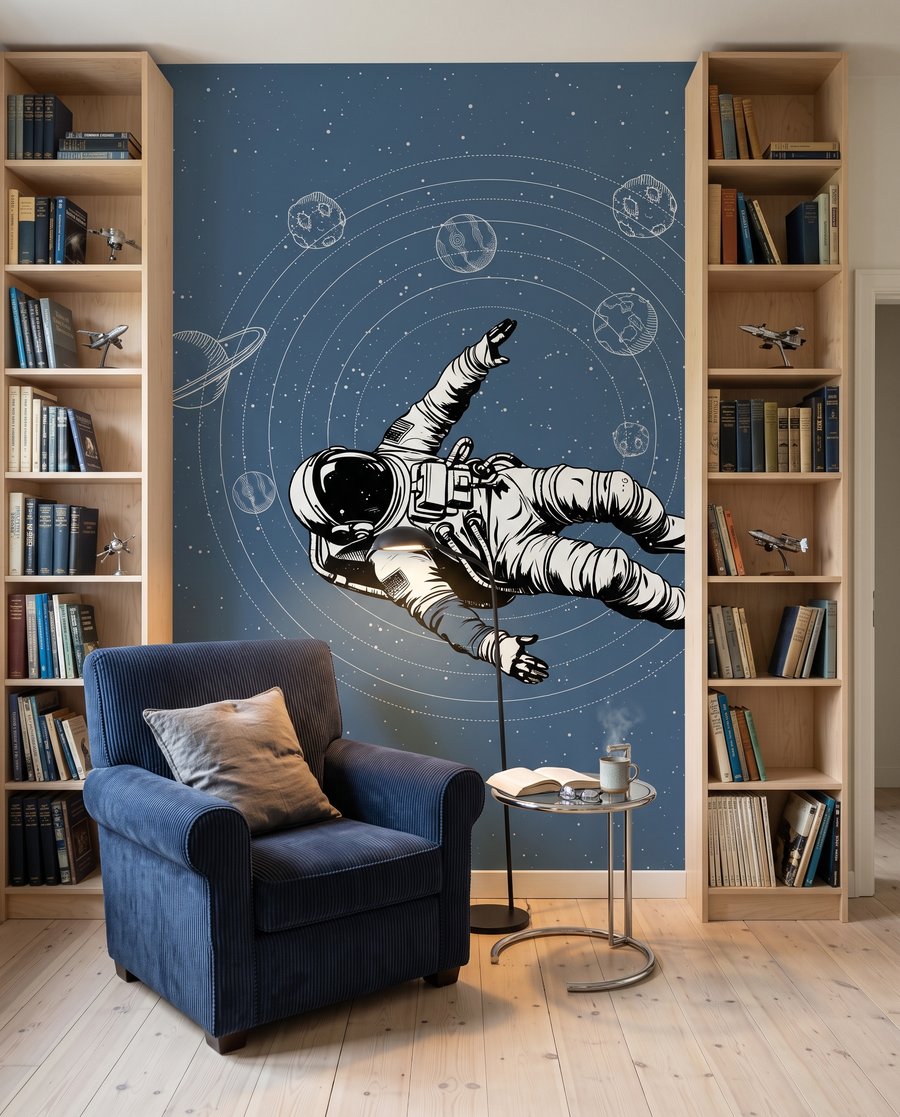 Astronauta wśród orbit — wnętrze 3
