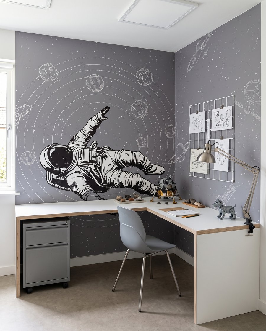 Astronauta wśród orbit — wnętrze 4