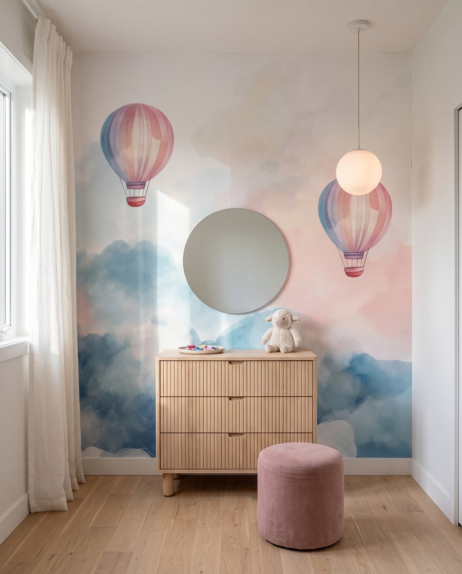 Trzy balony nad chmurami — wnętrze 5