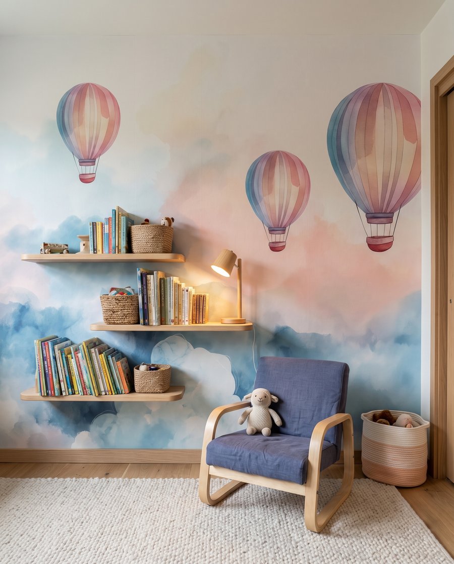 Trzy balony nad chmurami — wnętrze 6