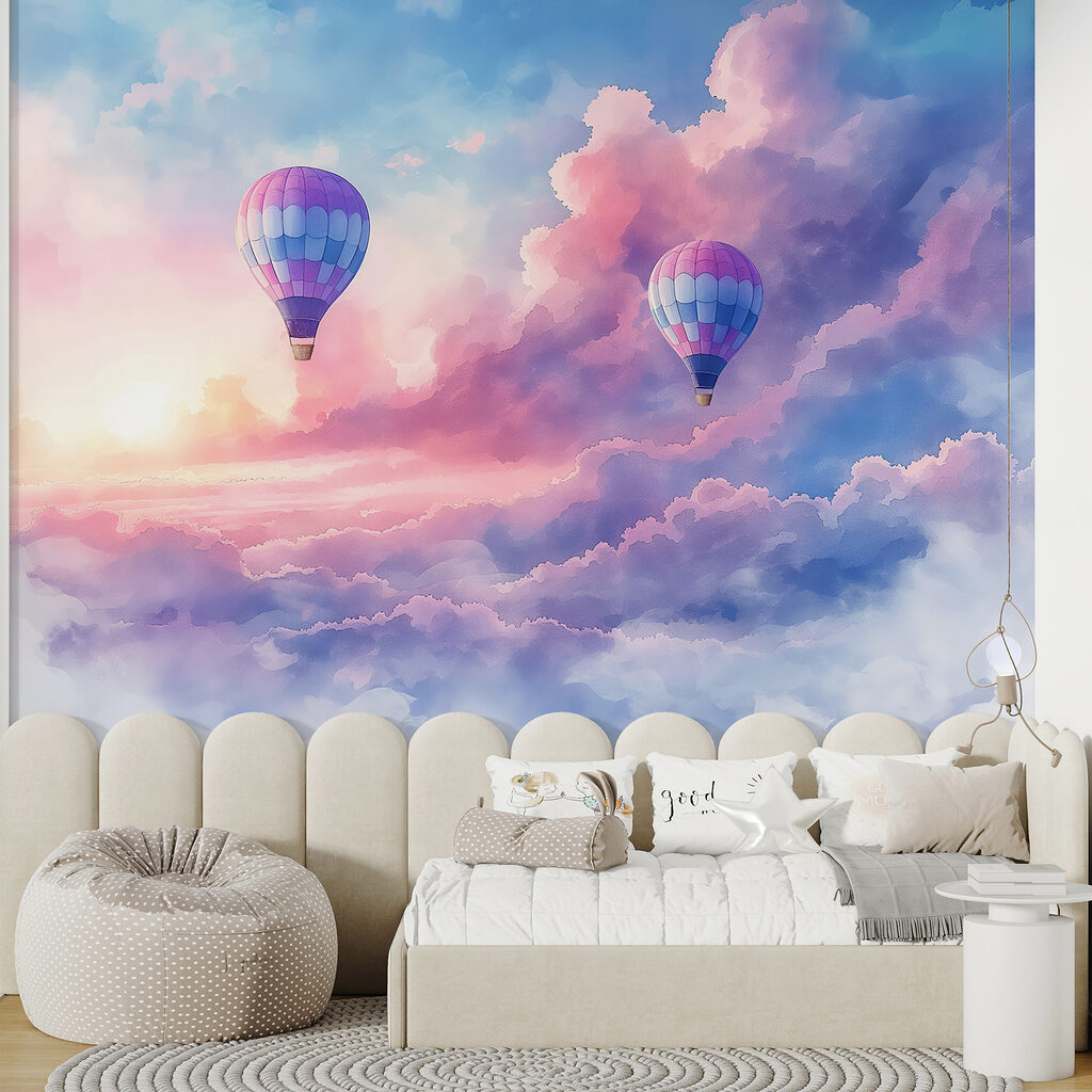 Balony nad różowym zmierzchem — wnętrze 3
