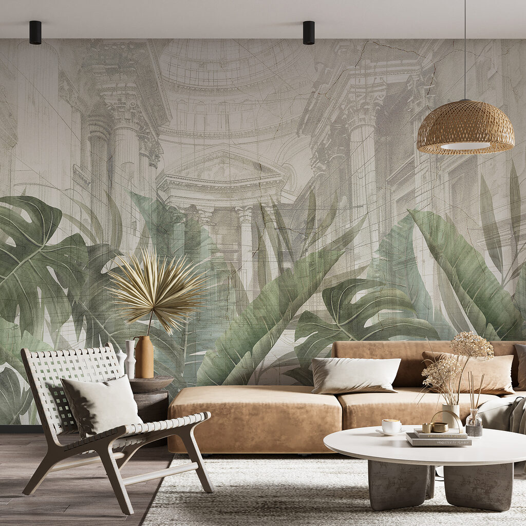 Liście i architektura — wnętrze 3