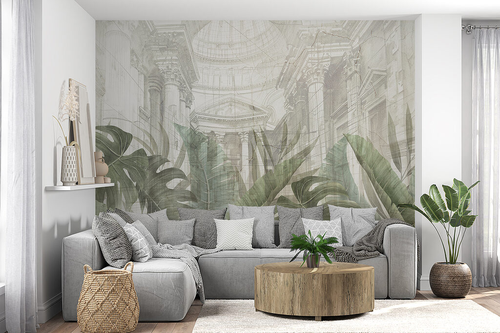Liście i architektura — wnętrze 4