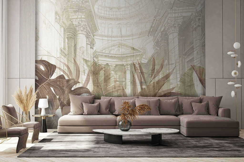 Liście i architektura — wnętrze 3