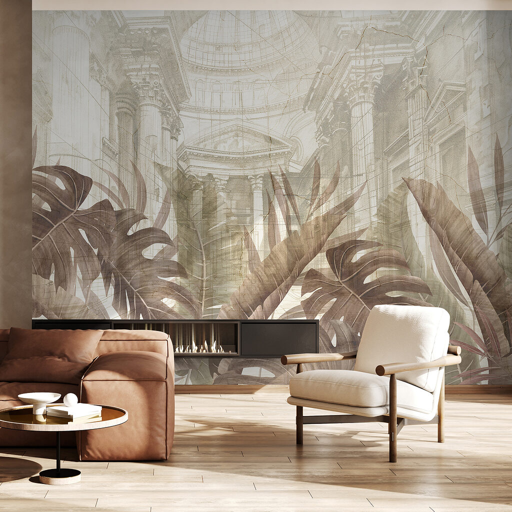 Liście i architektura — wnętrze 4
