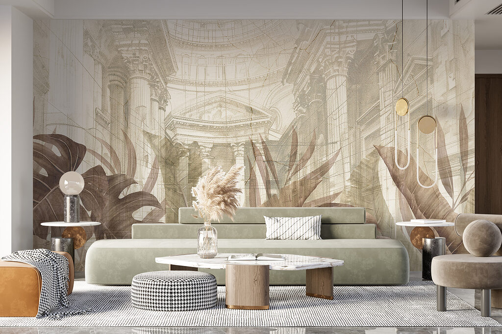 Liście i architektura — wnętrze 5