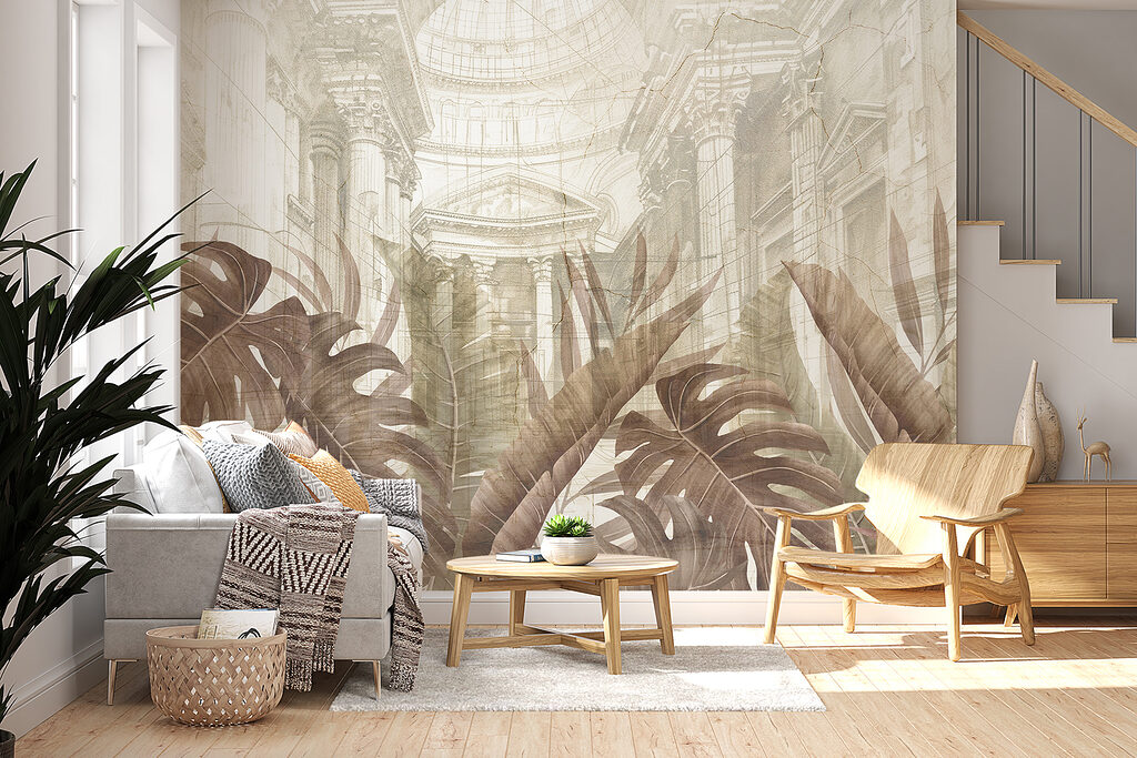 Liście i architektura — wnętrze 6
