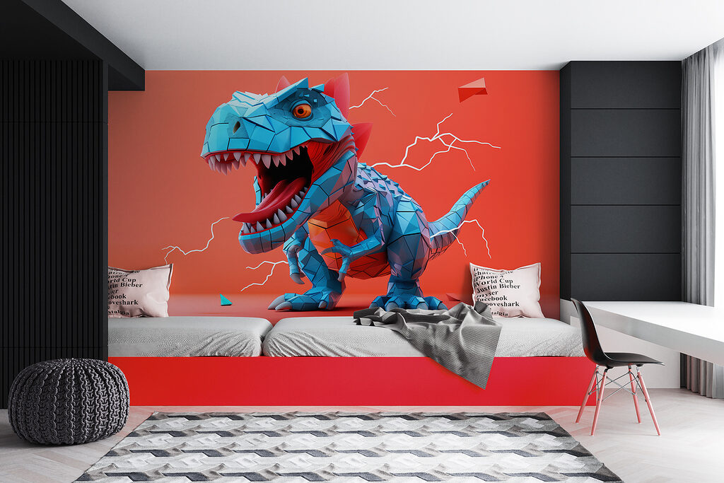 Niebieski dinozaur — wnętrze 2