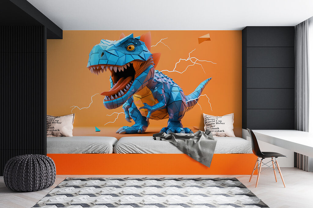 Niebieski dinozaur — wnętrze 2