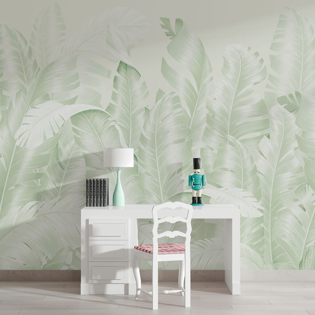 Gęste liście palmowe — wnętrze 3