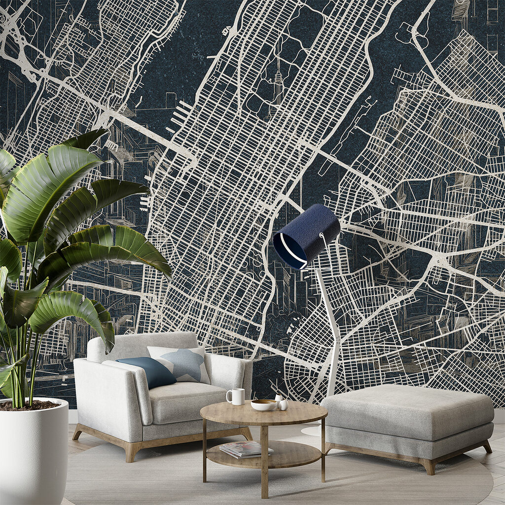 Manhattan w drobnych liniach — wnętrze 1