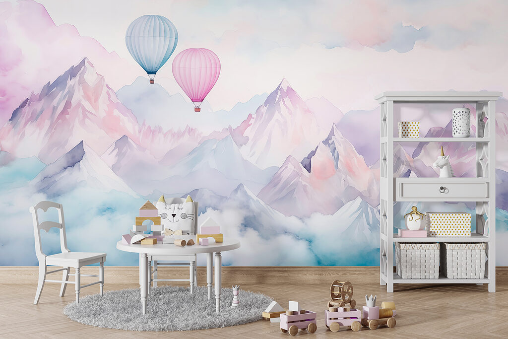 Dwa balony nad górami — wnętrze 4