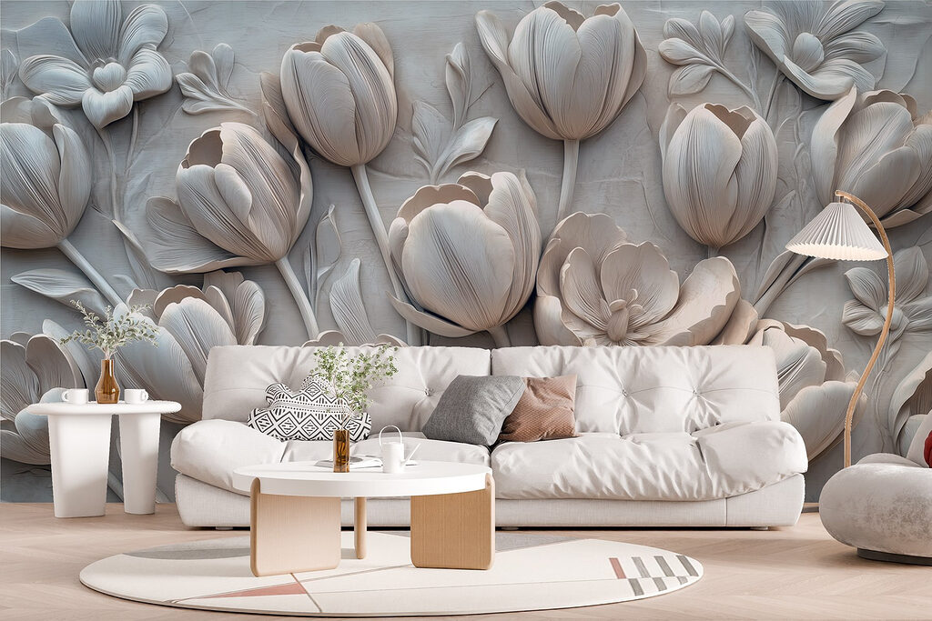 Tulipany w reliefie — wnętrze 5