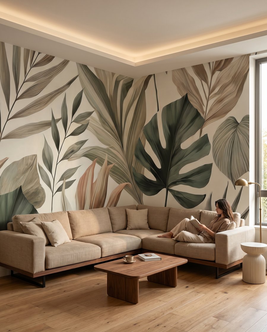Gęsty botaniczny wzór — wnętrze 5