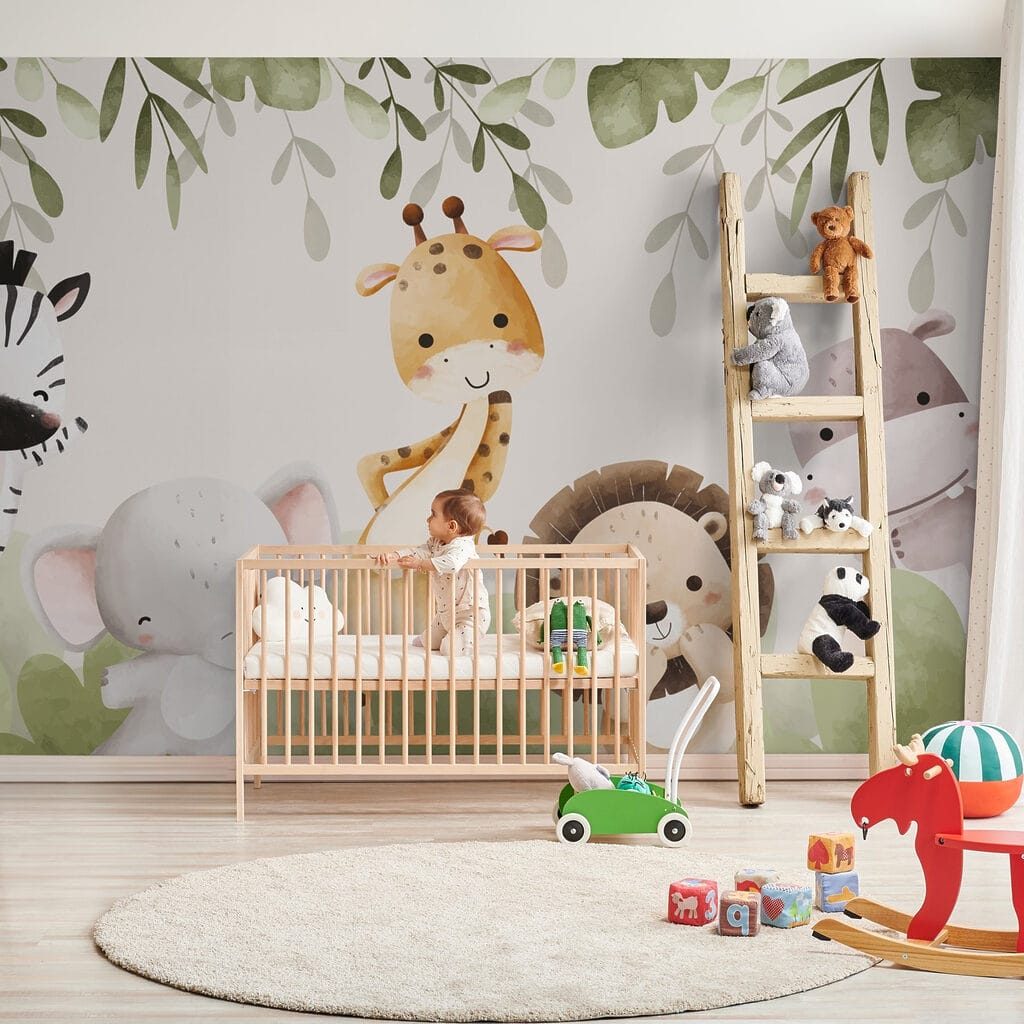 Zwierzęta safari pod liśćmi — wnętrze 2
