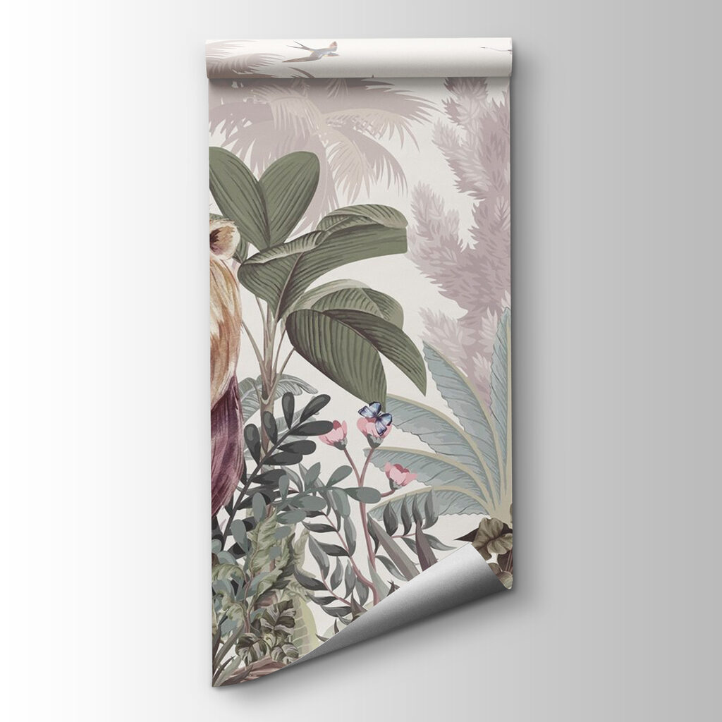 Lew wśród wysokich palm — widok produktu