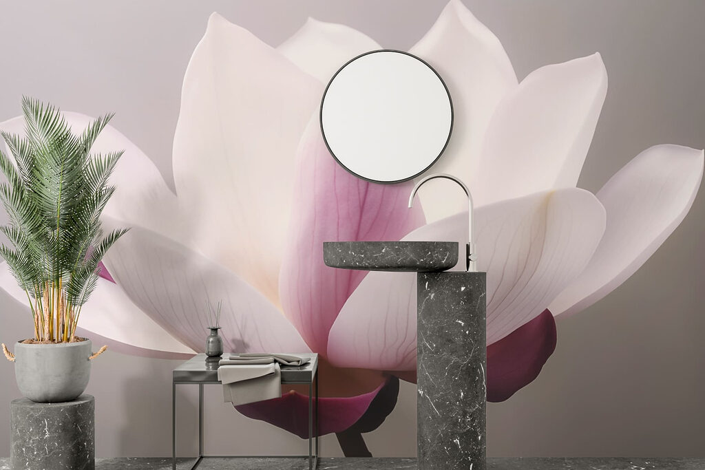 Liliowe serce magnolii — wnętrze 3