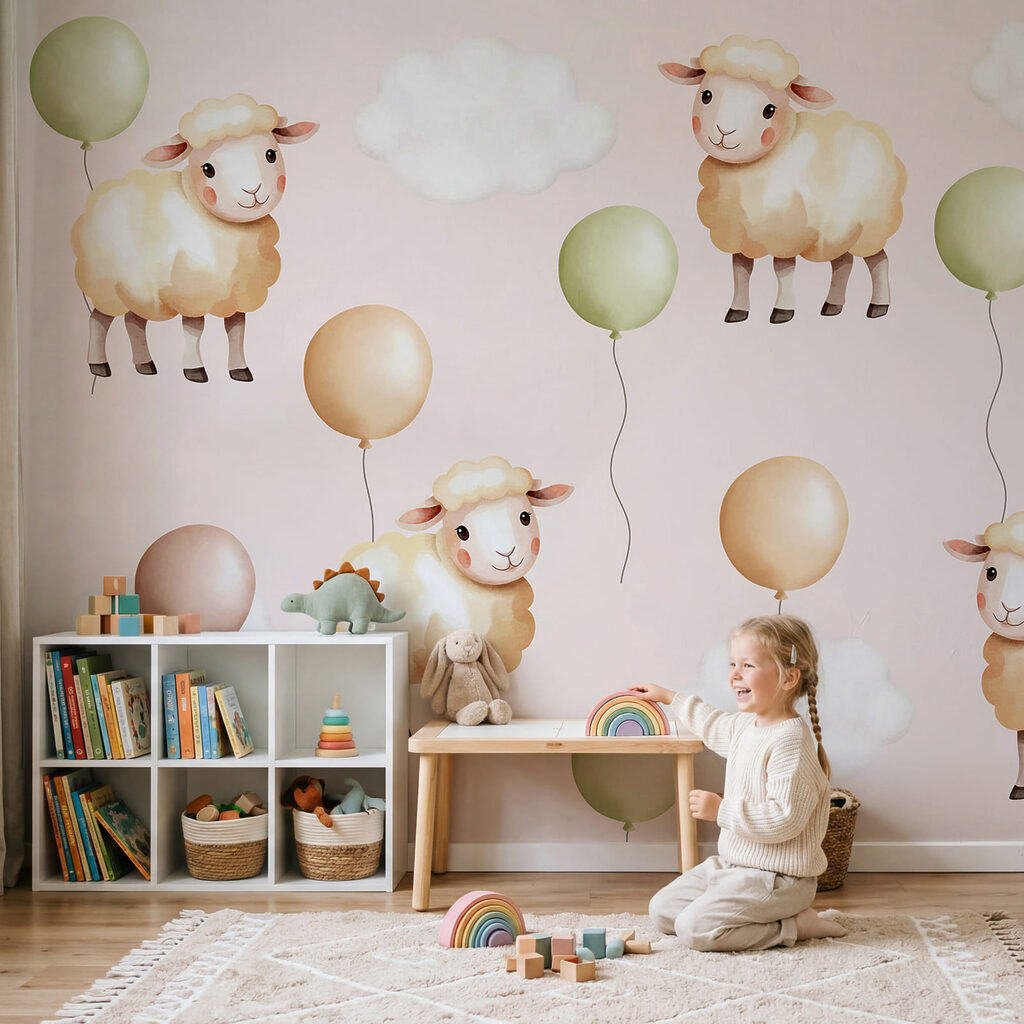 Owieczki wśród balonów — wnętrze 1